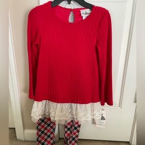 NWT sweater/leggings 2-piece size 8